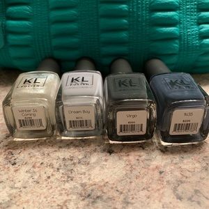 KL Polish white grey and blue bundle